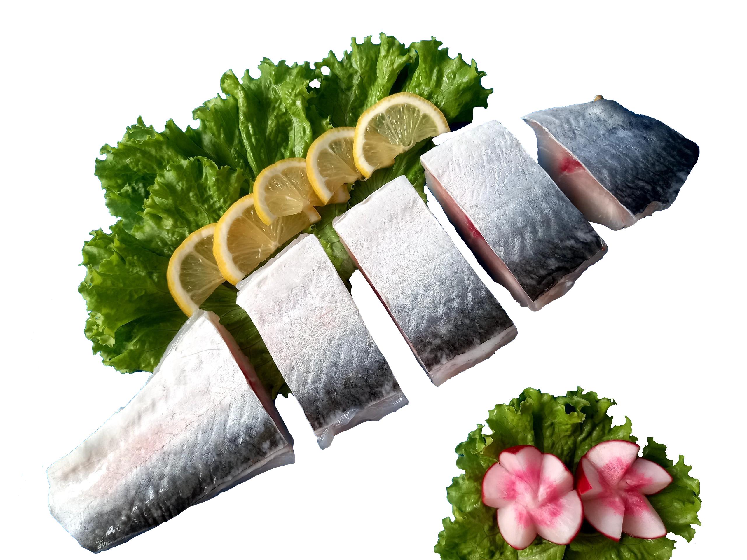 Cá Tra fillet còn da cắt miếng